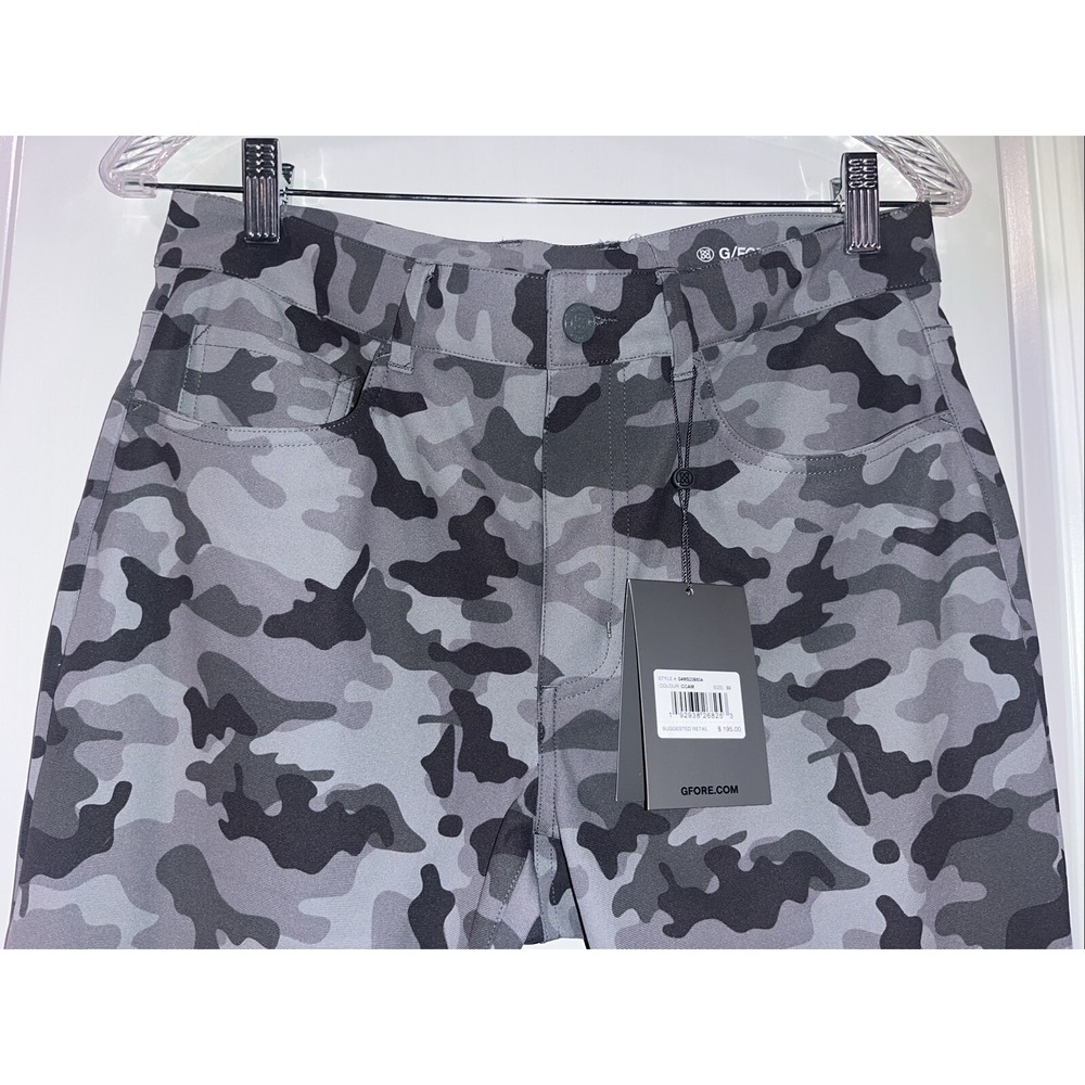 G/FORE Golf Pants Size 30x32 Gray Camo GFORE Brand New MSRP: $195 Fast Shipping!